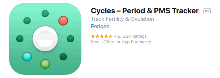 The Cycles Period Tracker and Fertility Tracker