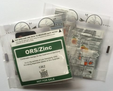ORS and Zinc Sulfate Combination
